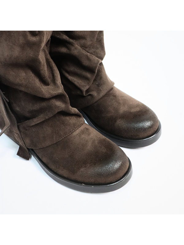 Botas largas de doble capa con...