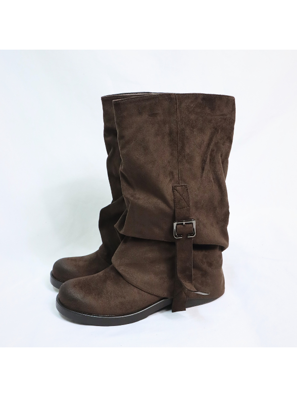 Botas largas de doble capa con...