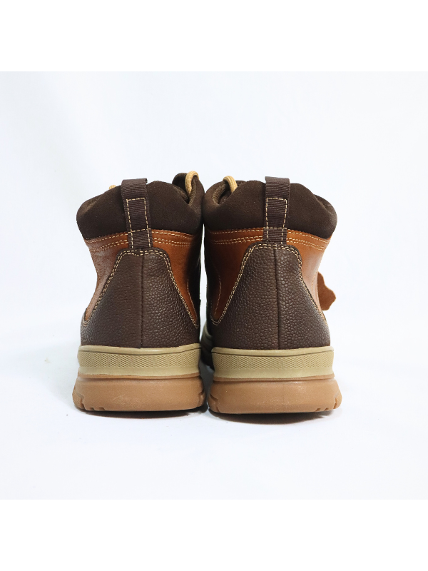 Botines de piel con cordón - hombre