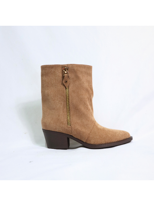 Botines cowboy con tacón bajo - mujer