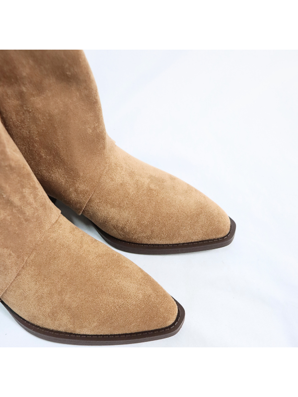 Botines cowboy con tacón bajo - mujer