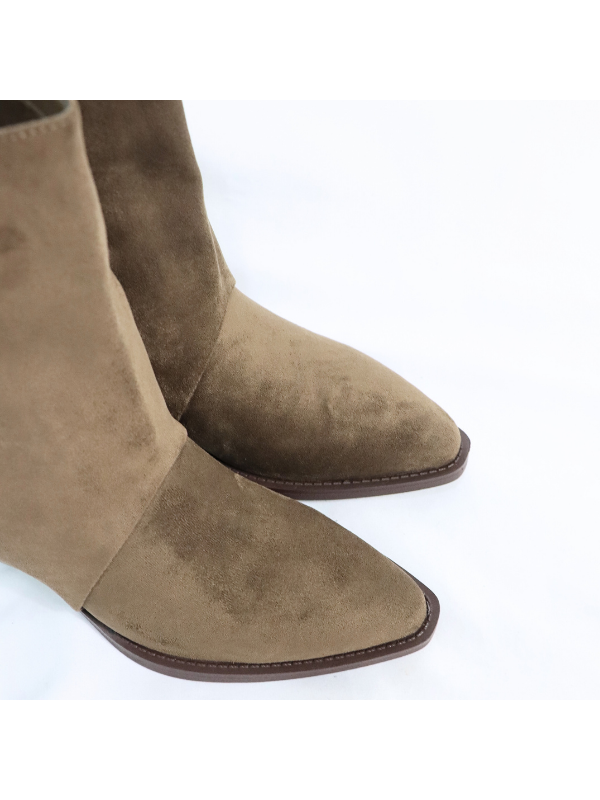 Botines cowboy con tacón bajo - mujer