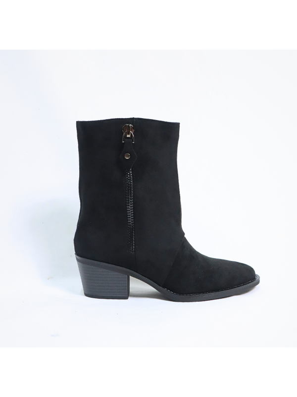 Botines cowboy con tacón bajo - mujer