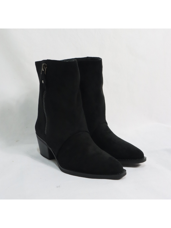 Botines cowboy con tacón bajo - mujer