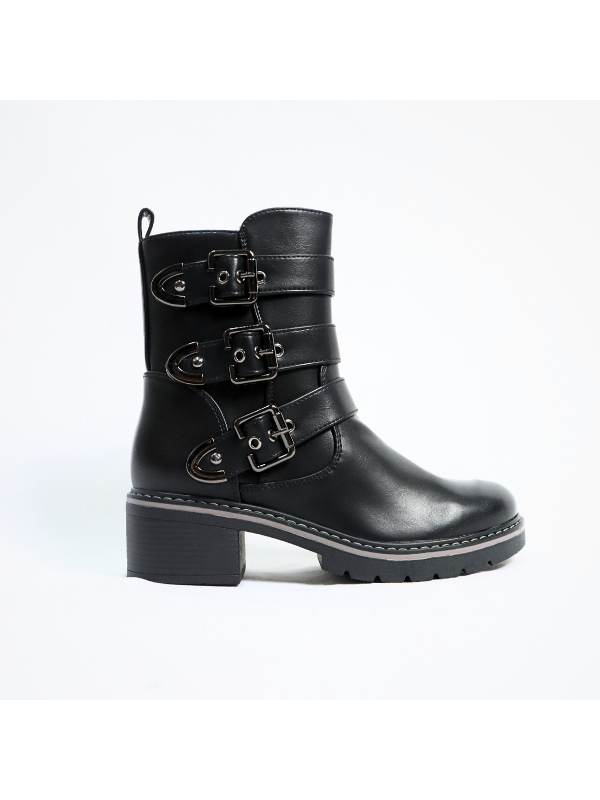 Botines con cremallera - mujer