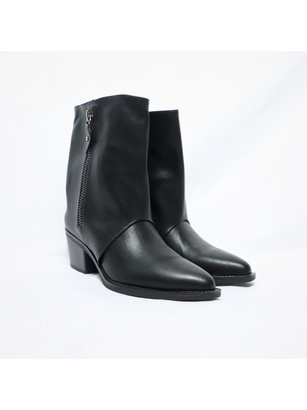 Botines cowboy con tacón bajo - mujer