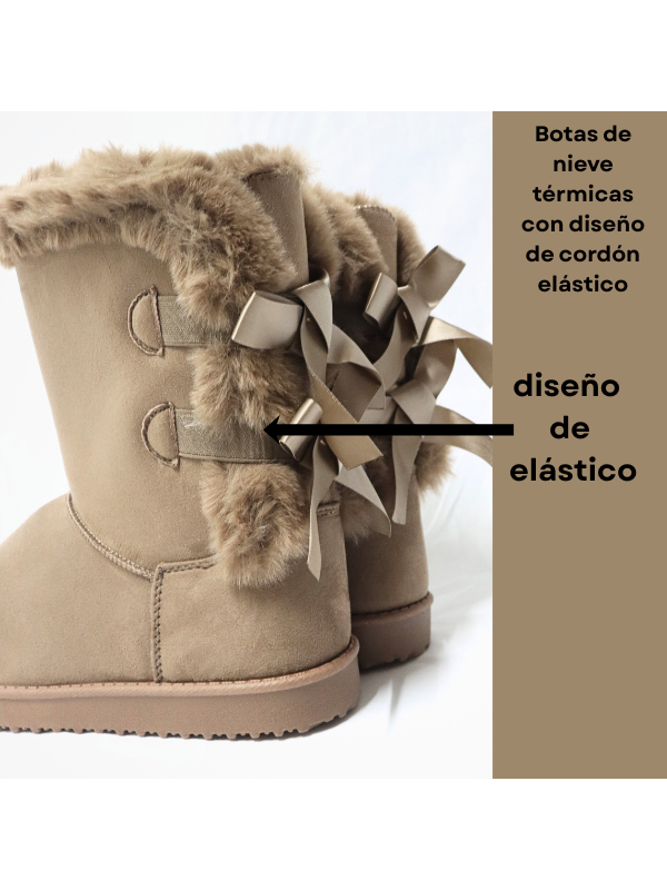 Botas de nieve térmicas con diseño de...
