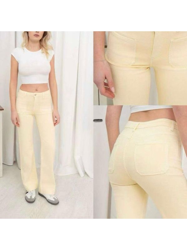 Vaqueros Rectos de Color – Nueva...