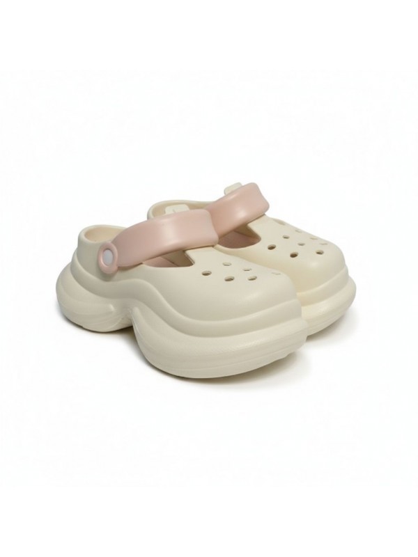 Sueco de Plataforma Gruesa de Moda,...