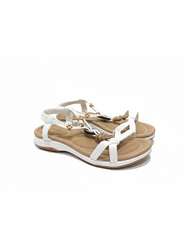 Sandalias Planas con Adorno...