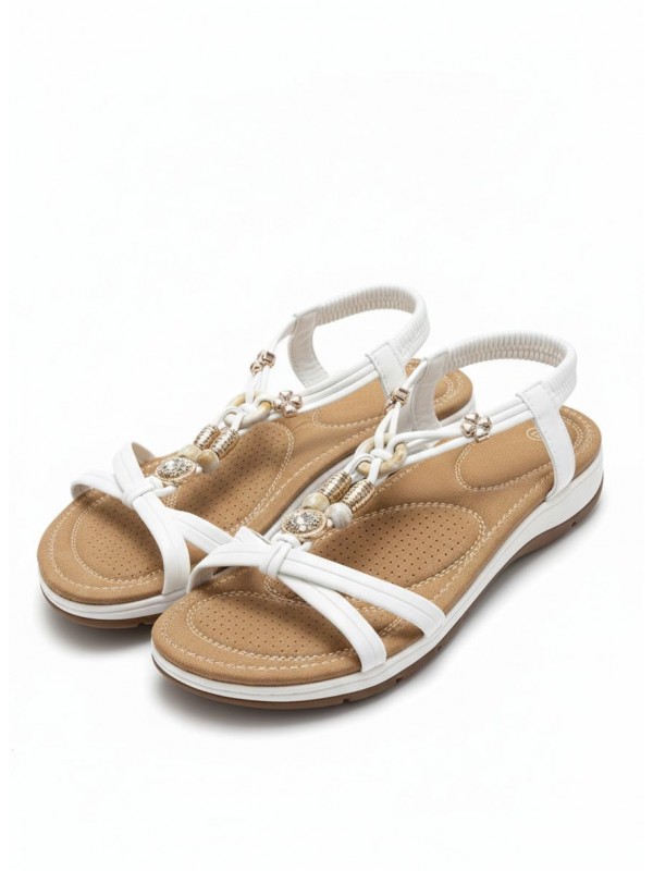 Sandalias Planas Elegantes con...