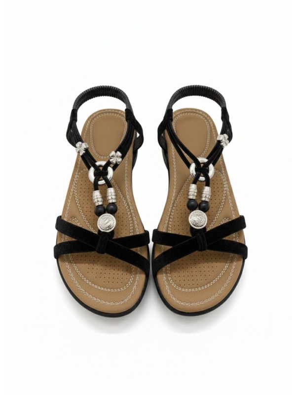Sandalias Planas Elegantes con...