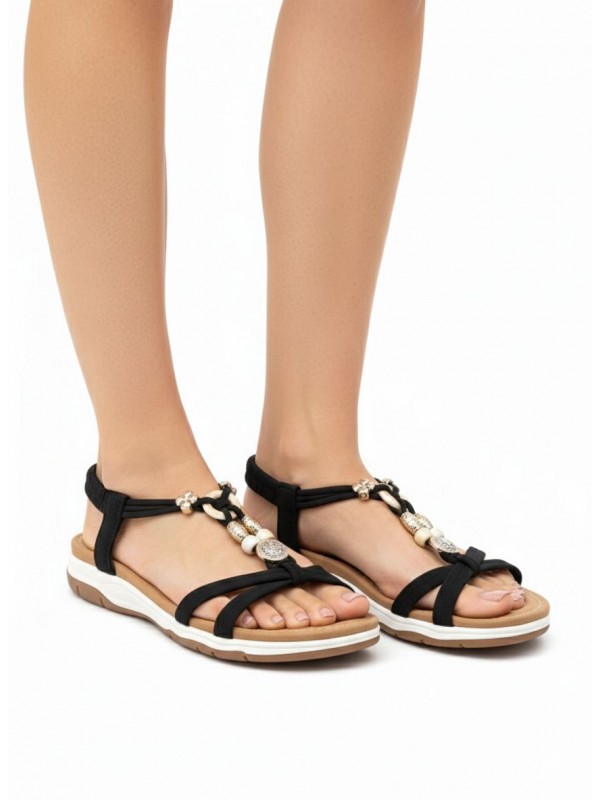Sandalias Planas Elegantes con...