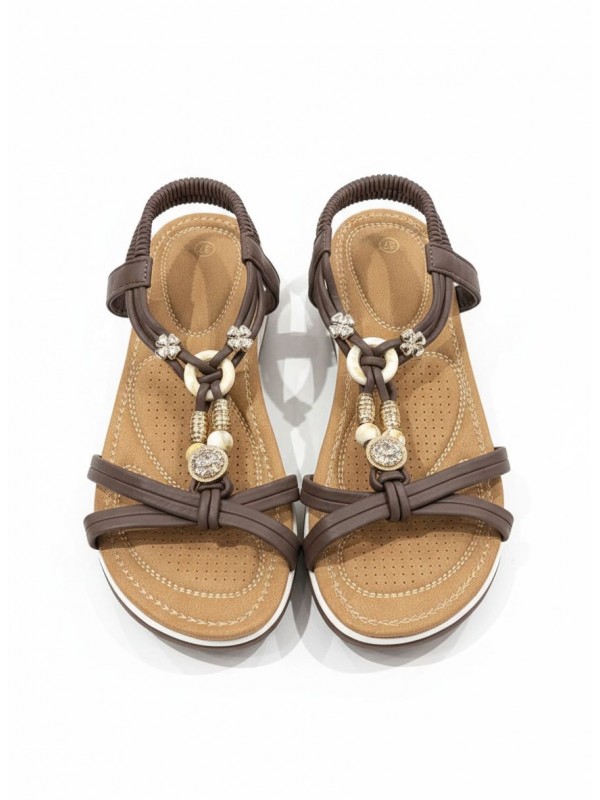 Sandalias Planas Elegantes con...