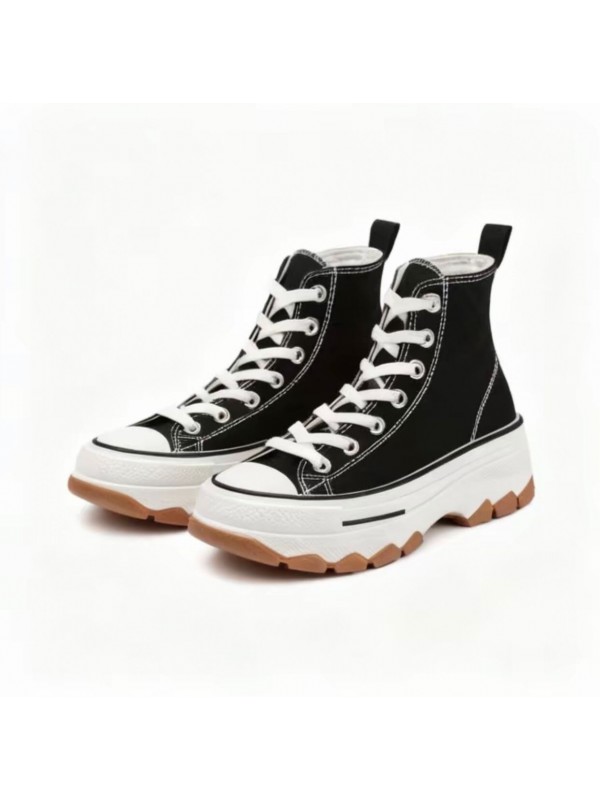 Zapatillas Casuales con Tela Gruesa y...