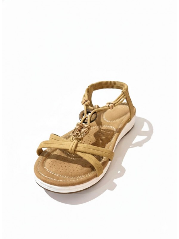 Sandalias Planas con Adorno...