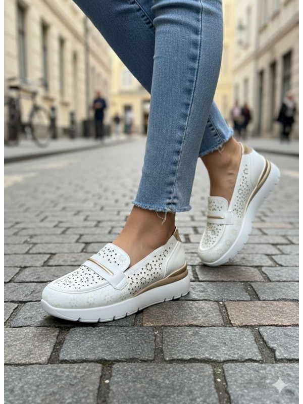 Zapatos casuales tipo slip-on de...