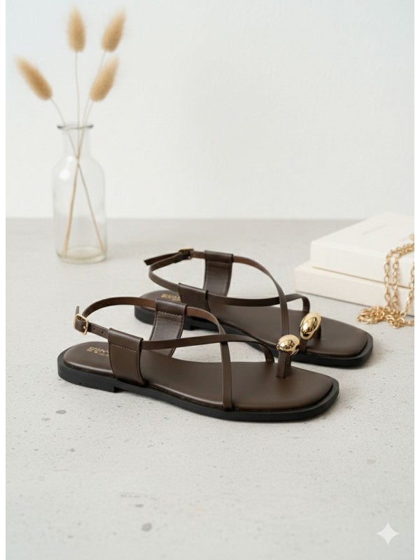 Sandalias planas de verano con...