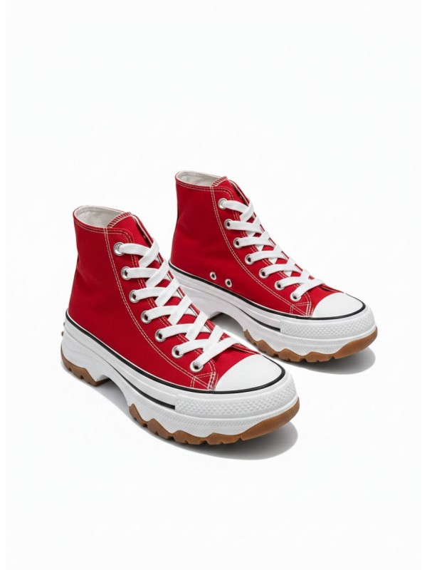 Zapatillas Casuales con Tela Gruesa y...