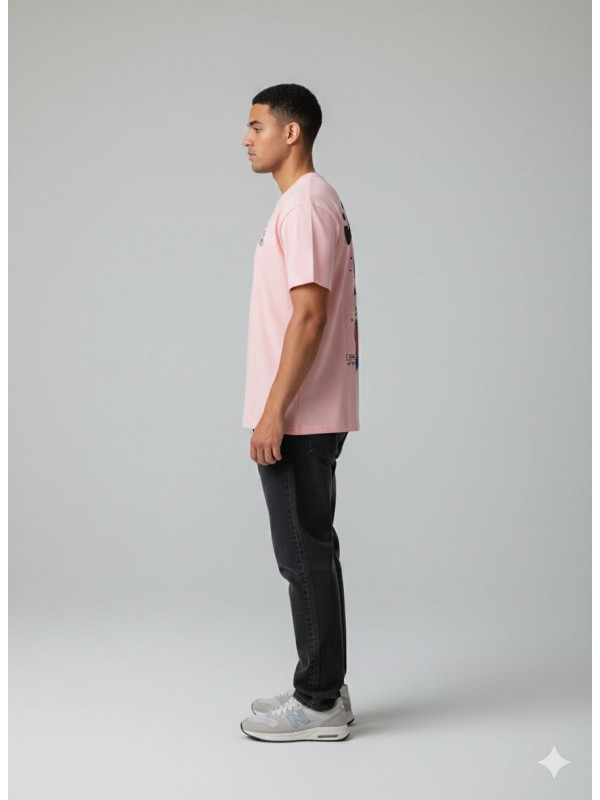 Camiseta Oversize de Algodón...