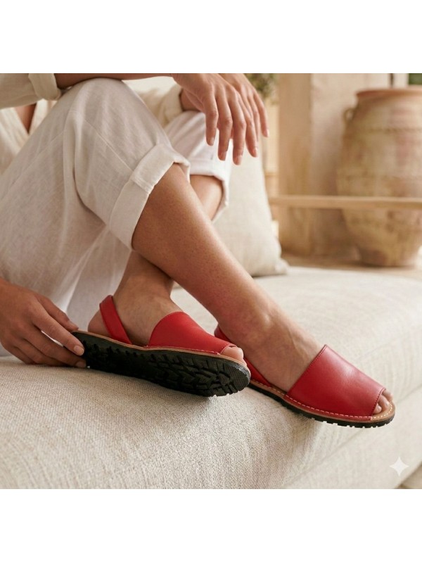 Menorquinas Planas de Piel, Diseño...