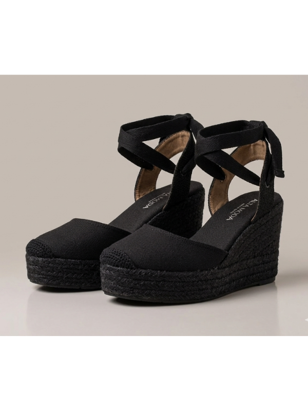 Sandalias de Plataforma con Cordones...