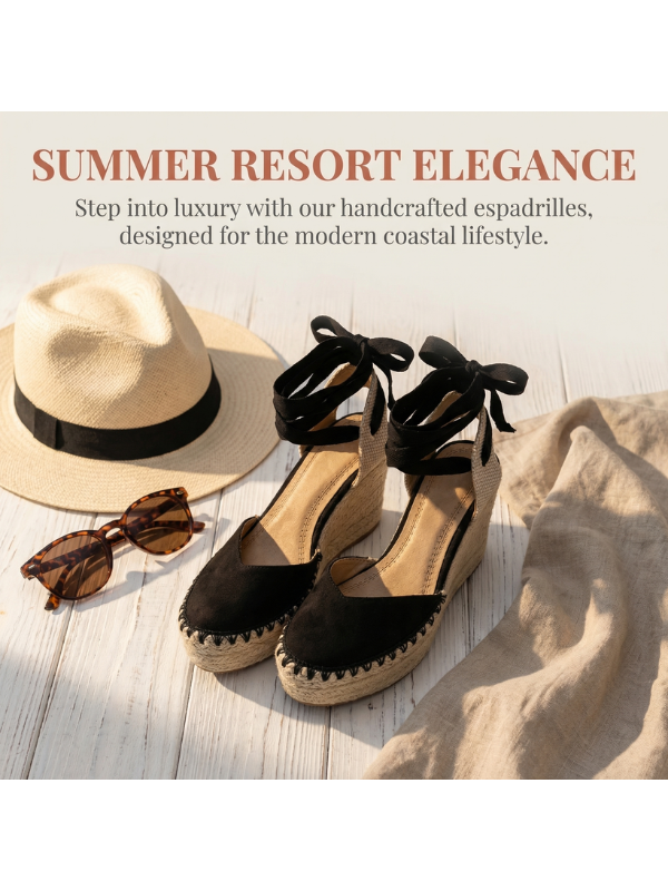 Sandalias de Plataforma con Cordones...