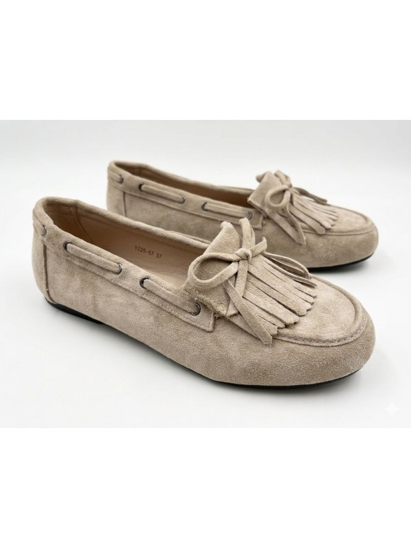 Zapatos Planos Casuales con Flecos...