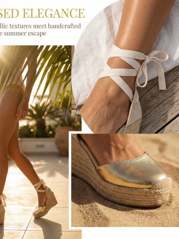 Sandalias Plataforma Cuña Espadrille...