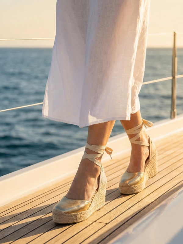 Sandalias Plataforma Cuña Espadrille...