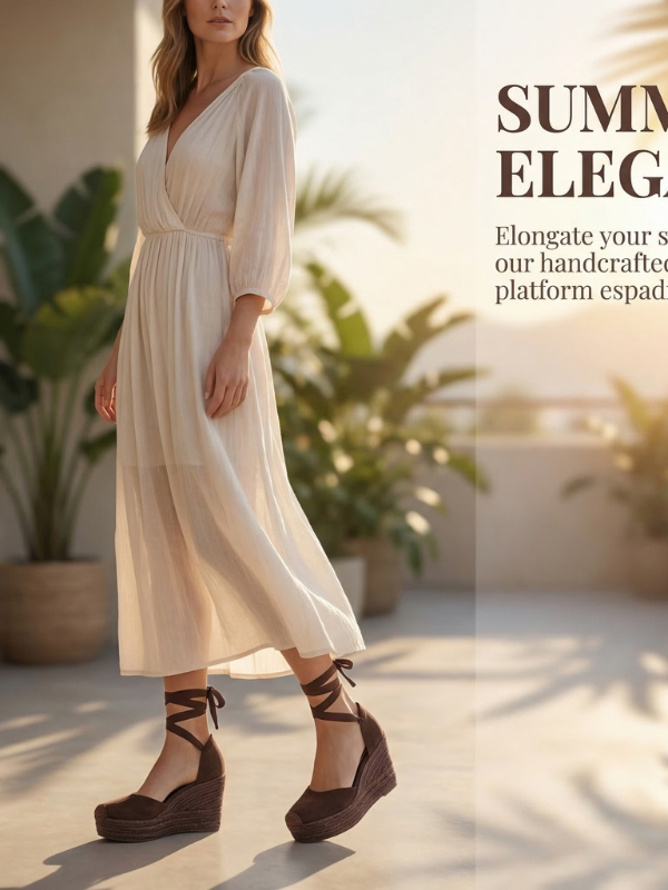 Sandalias Plataforma Cuña Espadrille...