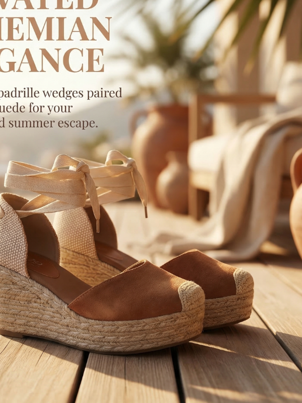 Sandalias Plataforma Cuña Espadrille...