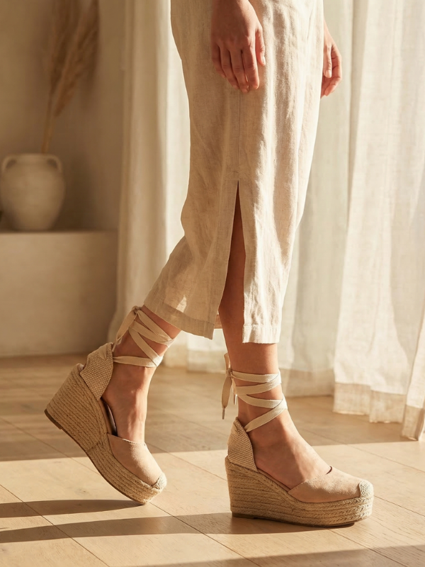 Sandalias Plataforma Cuña Espadrille...