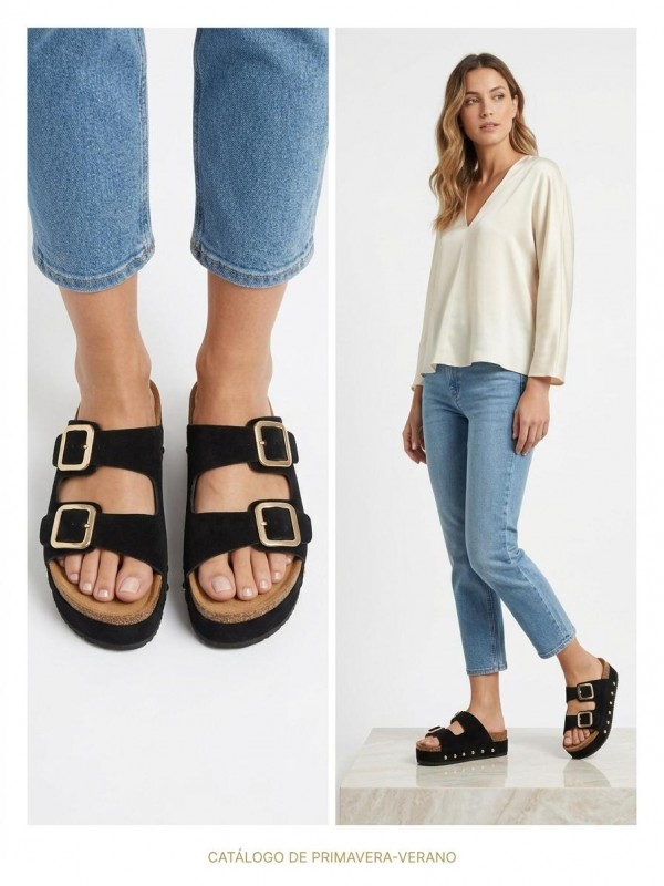 Sandalias de Verano con Plataforma...