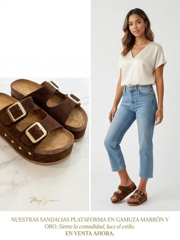 Sandalias de Verano con Plataforma...