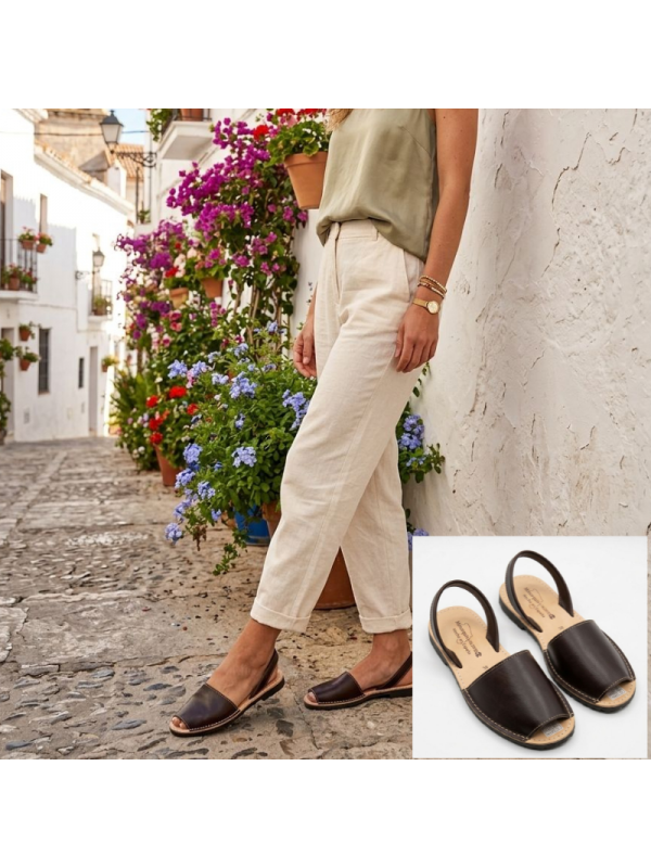 Menorquinas Planas de Piel Suave