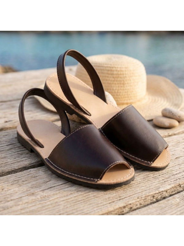 Menorquinas Planas de Piel Suave