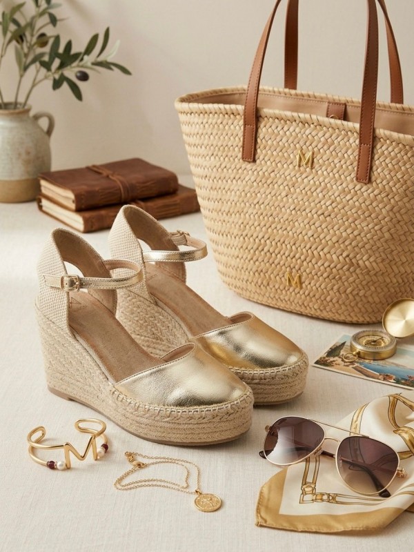 Alpargatas de cuña con...