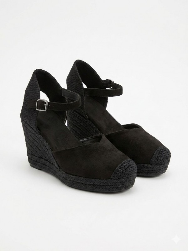 Sandalias de cuña de 10 cm estilo...