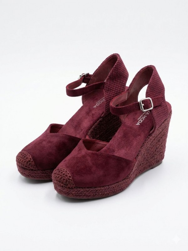 Sandalias de cuña de 10 cm estilo...