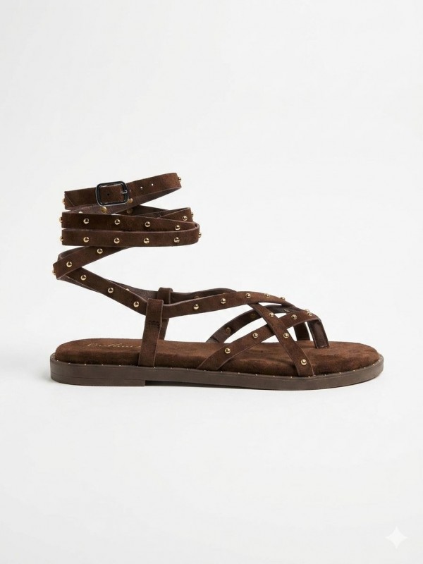 Sandalias planas de verano tipo dedo,...