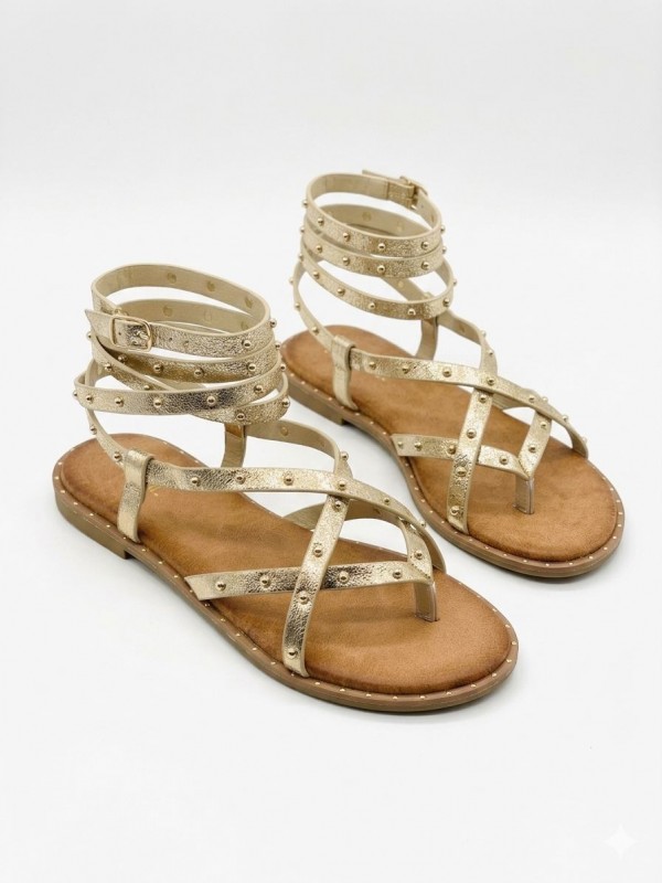 Sandalias planas de verano tipo dedo,...