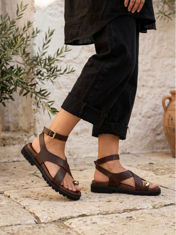 andalias de verano con diseño entre...