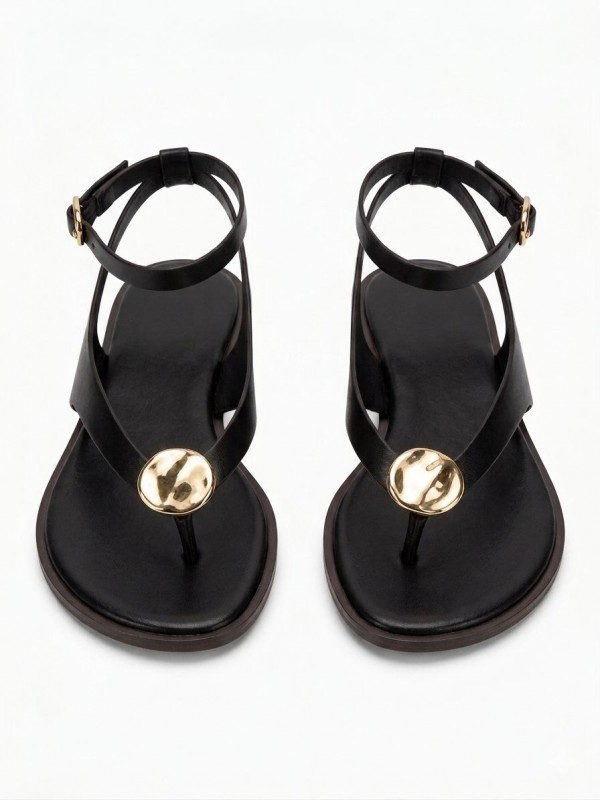 Sandalias planas cómodas y elegantes...