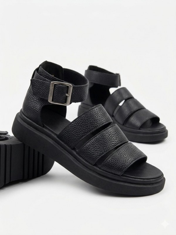 Sandalias de verano con suela gruesa...
