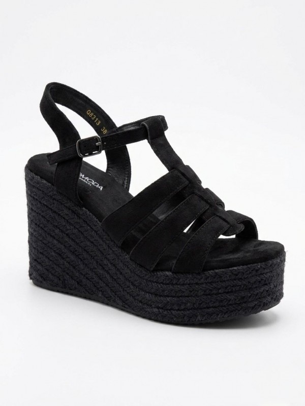 Sandalias de cuña con plataforma...