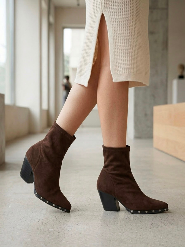 Botines de Punta para Mujer...