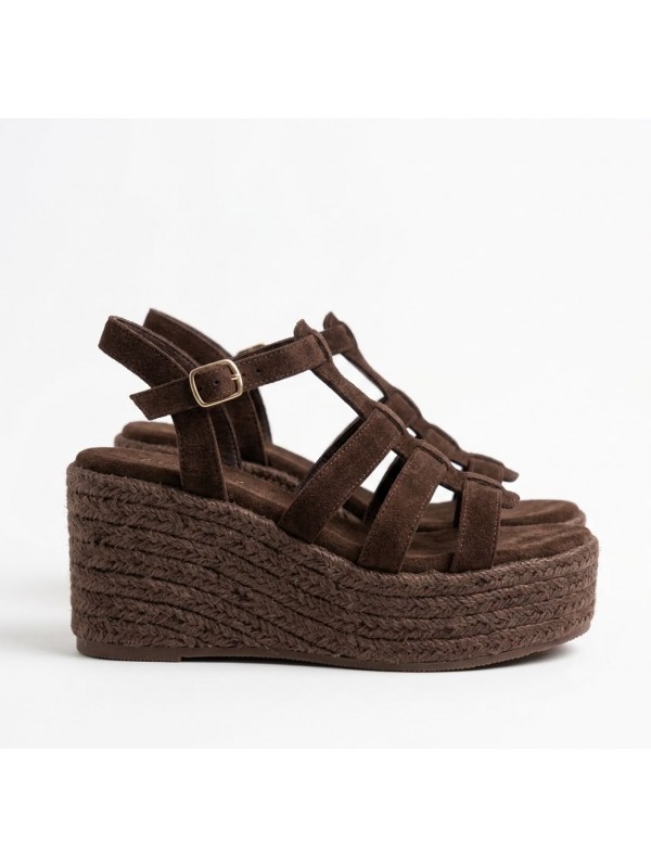 Sandalias con cuña 24-053 -...