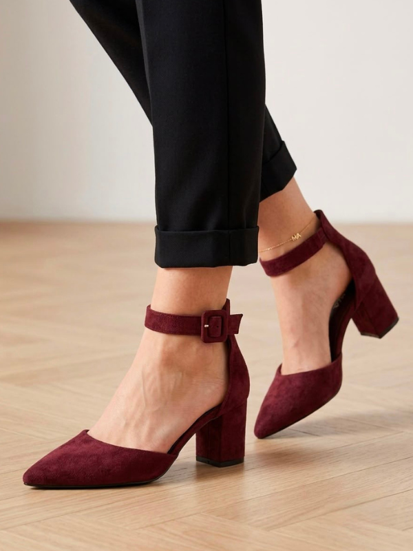 Zapatos con tacón de 4cm