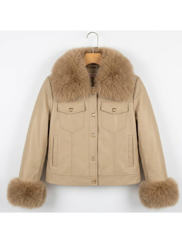 Chaqueta de Polipiel  con Pelo...